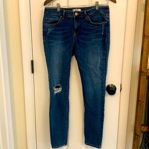 Forever 21 mid rise skinny jeans